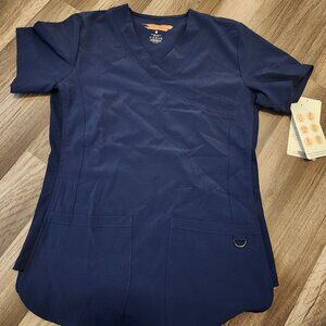 Blue scrubs set (top and bottom) UNUSED